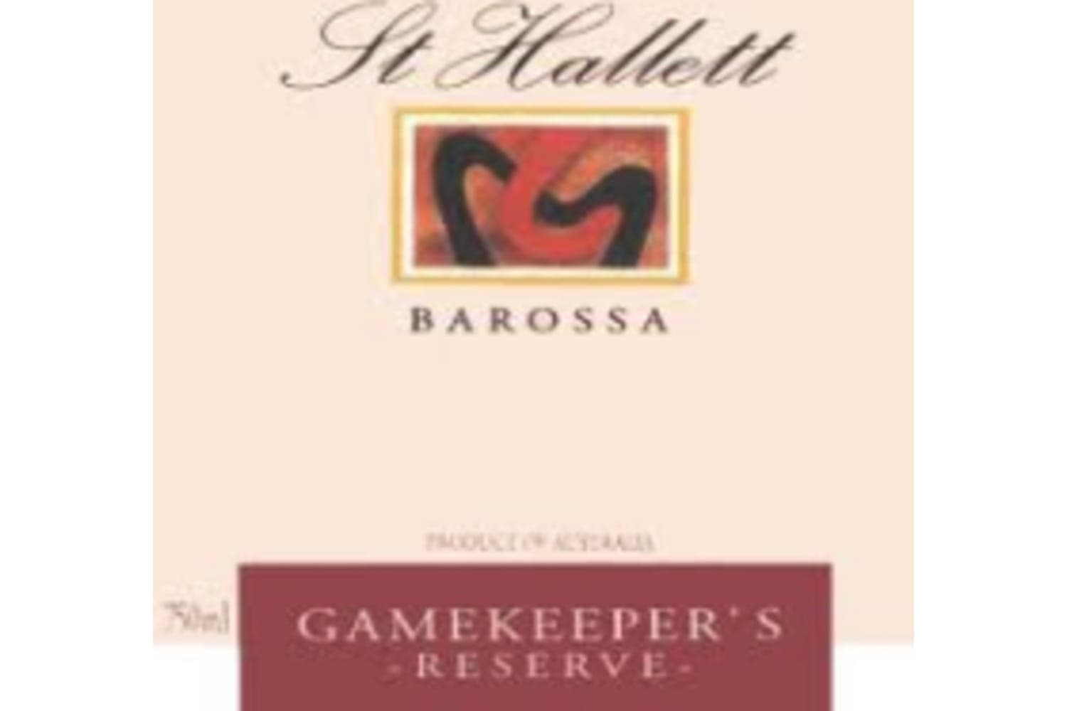 St. Hallett Gamekeeper's Reserve Barossa 2015 750mL Bottle
