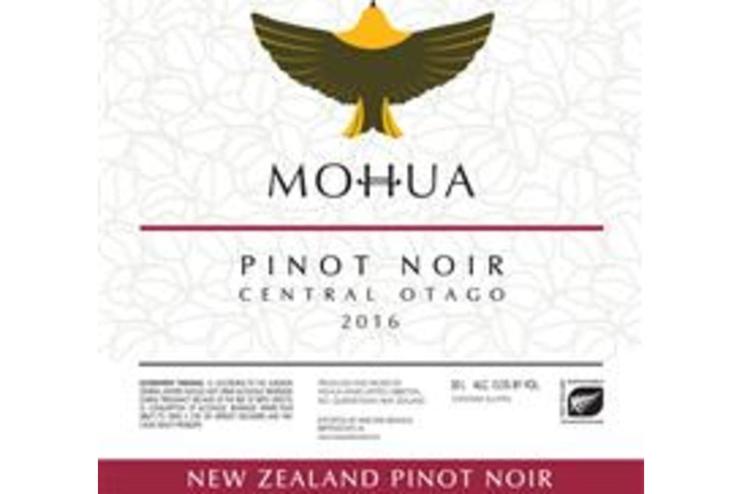 Mohua Pinot Noir Central Otago 2016 750mL Bottle