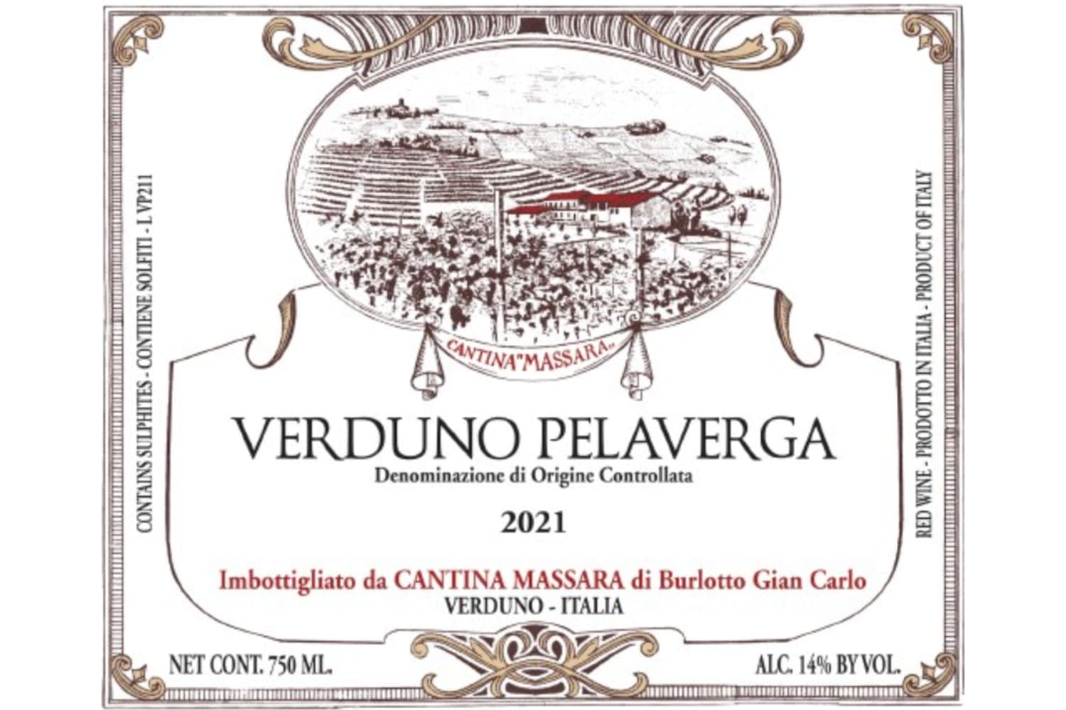 Burlotto Gian Carlo Cascina Massara Verduno Pelaverga 2023 750mL Bottle