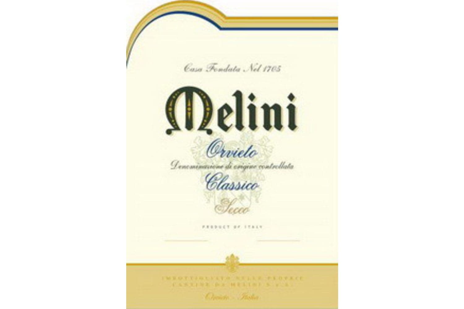 Melini Orvieto Classico 2014 750mL Bottle