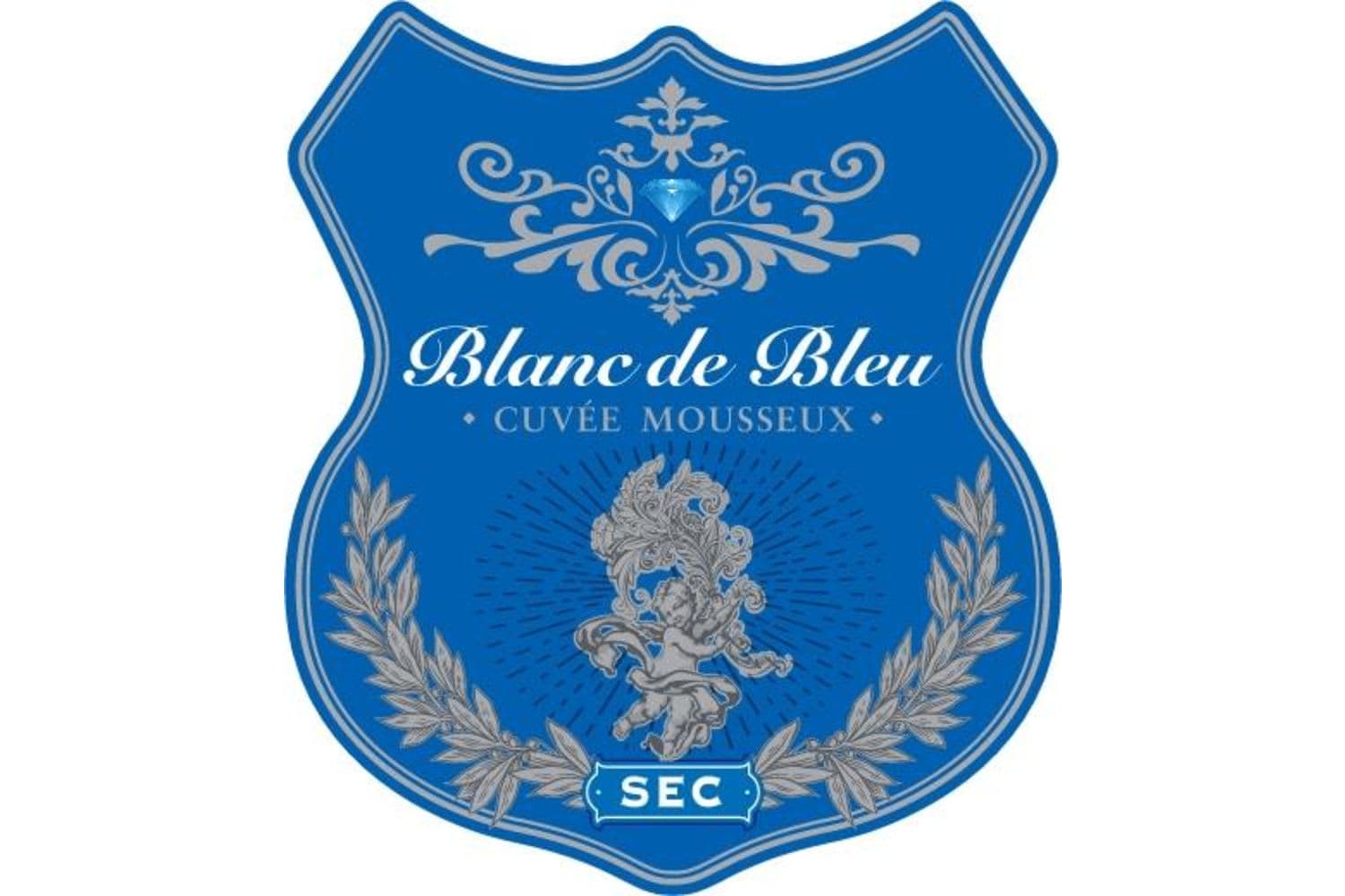 Blanc de Bleu Cuvee Mousseux Sec 750mL Bottle
