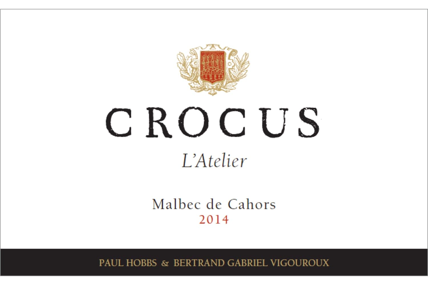 Crocus Malbec De Cahors L'Atelier 2020 750mL Bottle