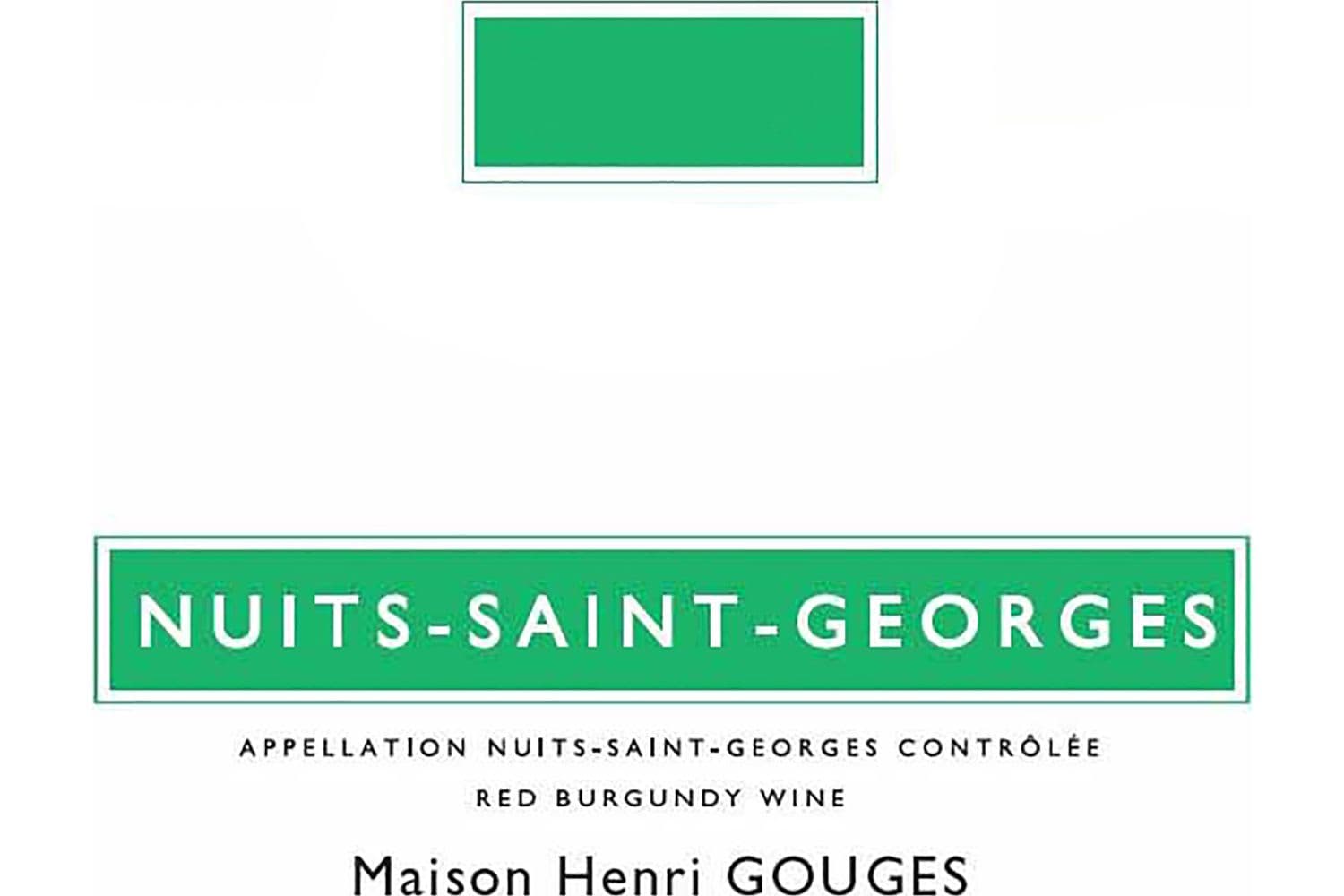 Maison Gouges Nuits-Saint-Georges Rouge 2021 750mL Bottle