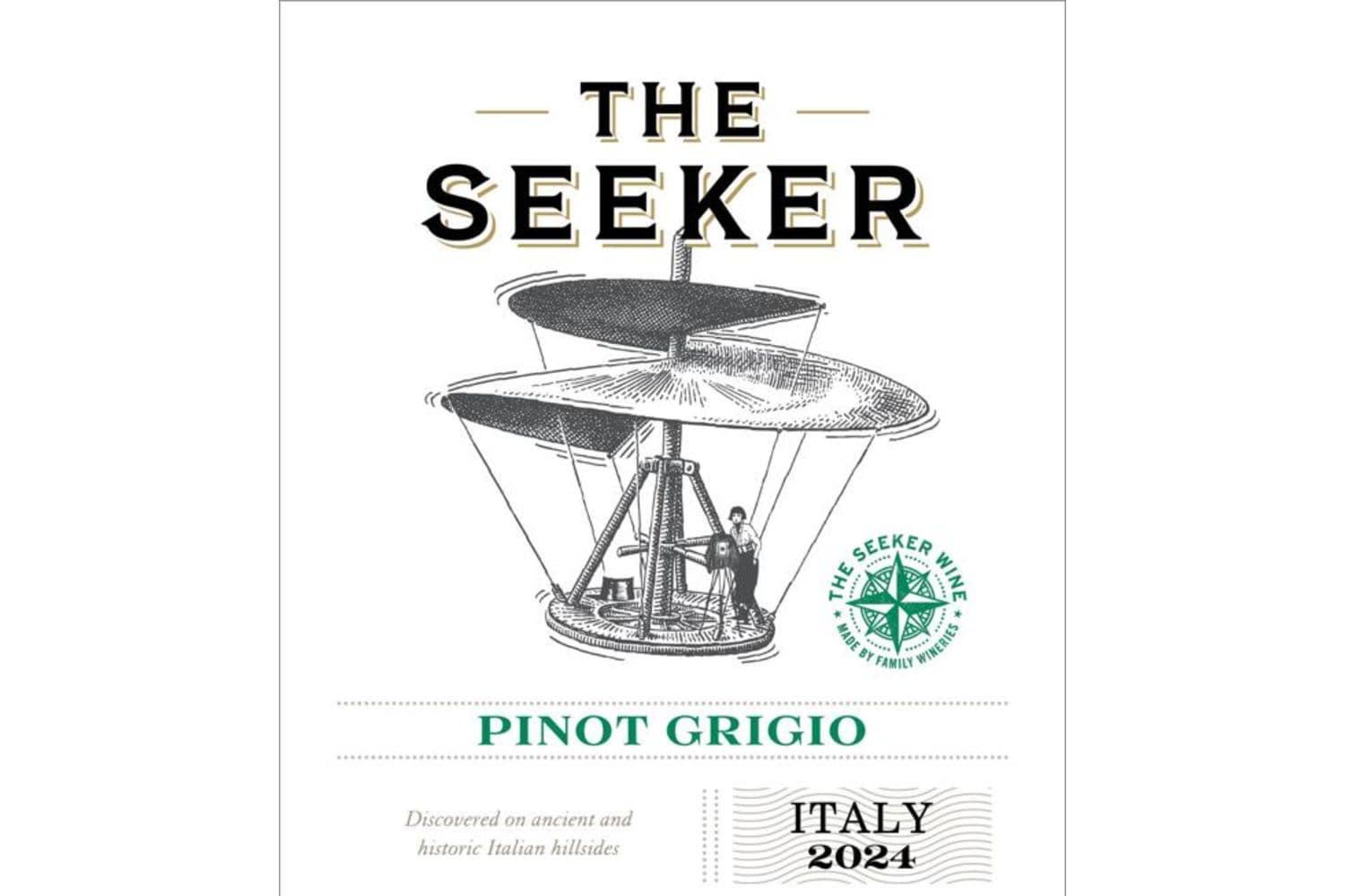 The Seeker Pinot Grigio 2022 750mL Bottle