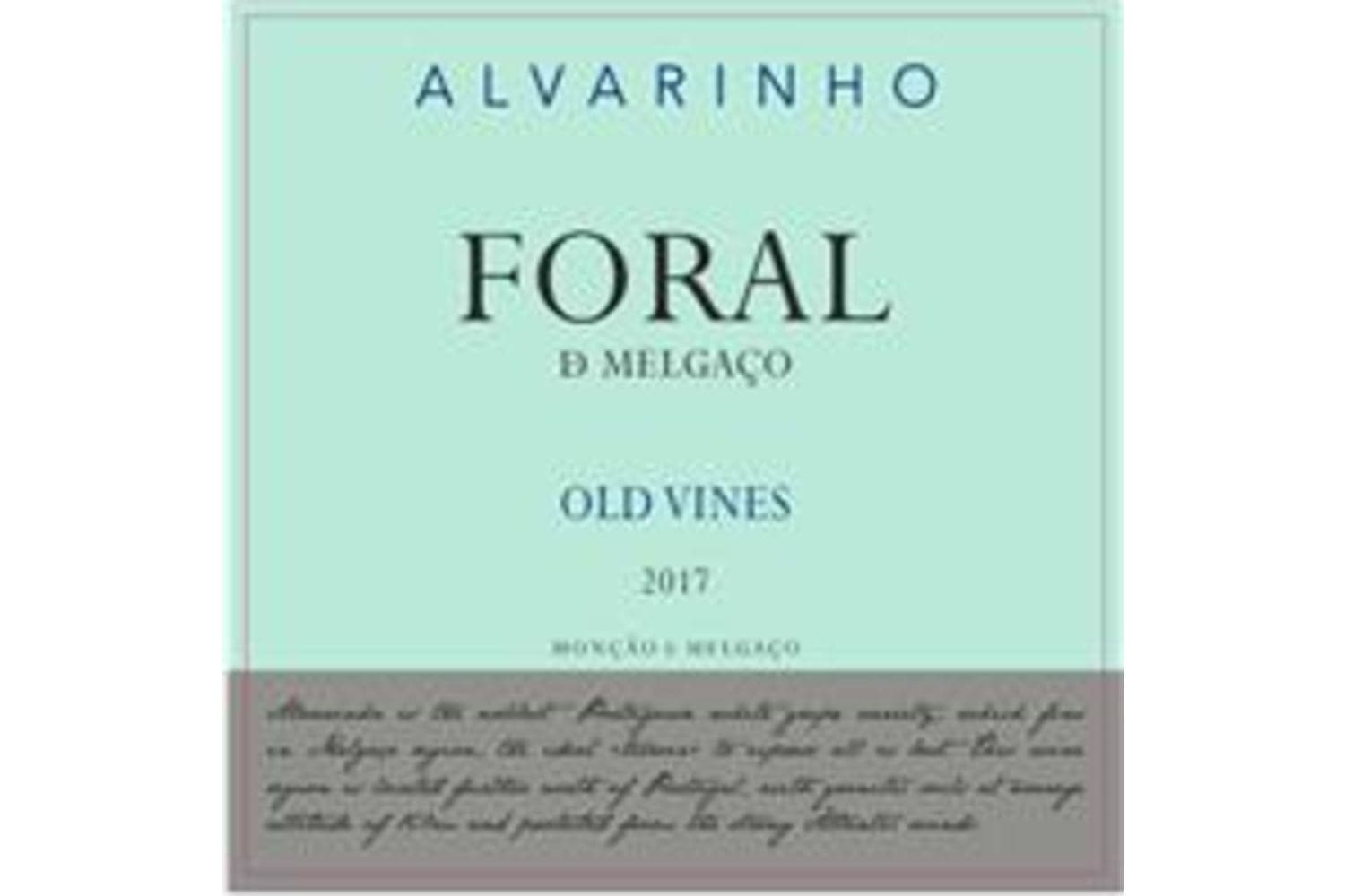 Foral de Melgaco Vinho Verde Alvarinho 2018 750mL Bottle