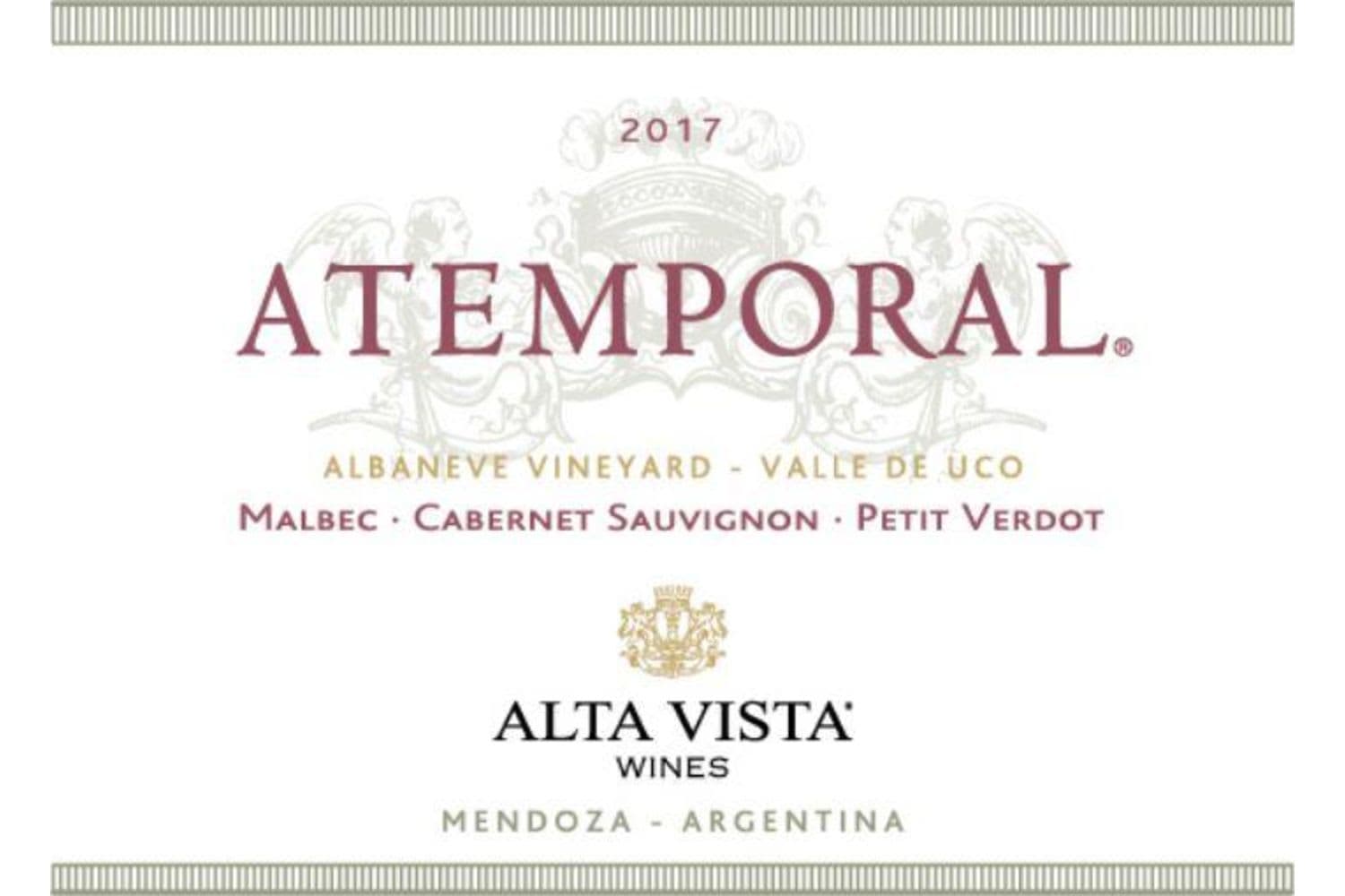 Alta Vista Atemporal Blend 2021 750mL Bottle