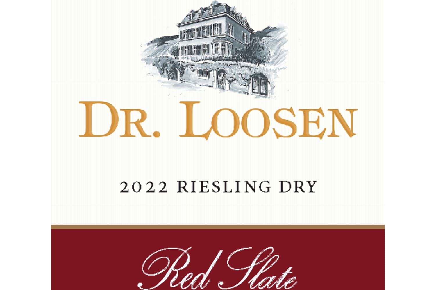 Dr. Loosen Mosel Riesling Dry Red Slate 2022 750mL Bottle