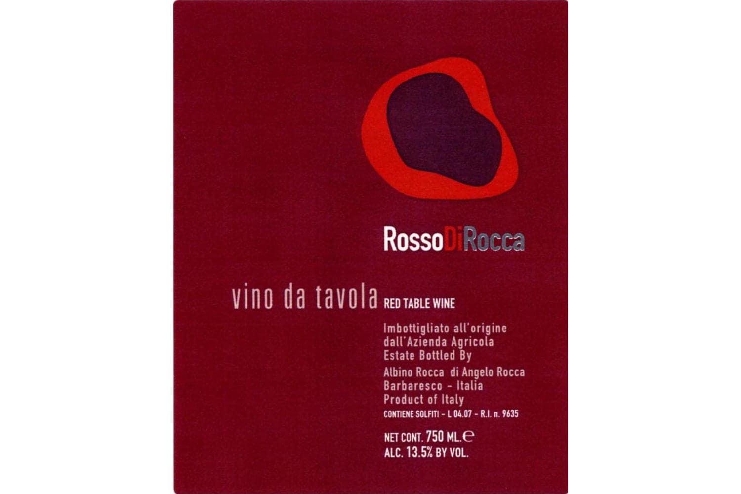 Albino Rocca Langhe Nebbiolo Rosso di Rocca 2024 750mL Bottle