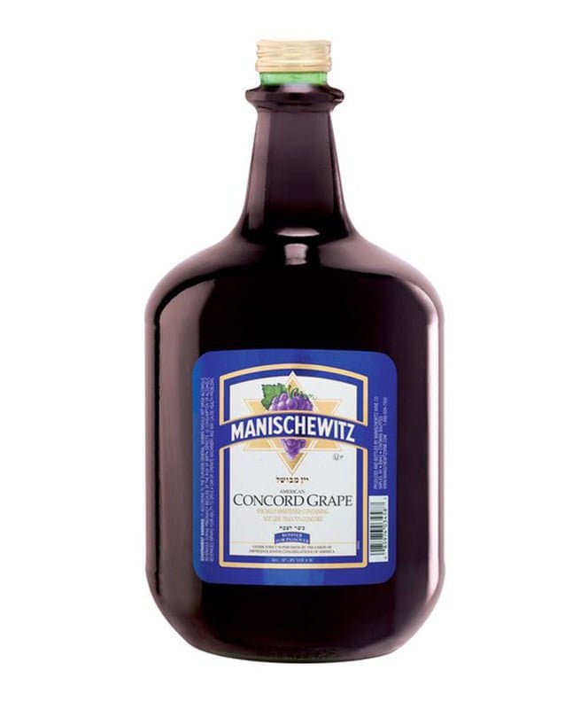 Manischewitz Concord Grape Kosher For Passover 3L Bottle
