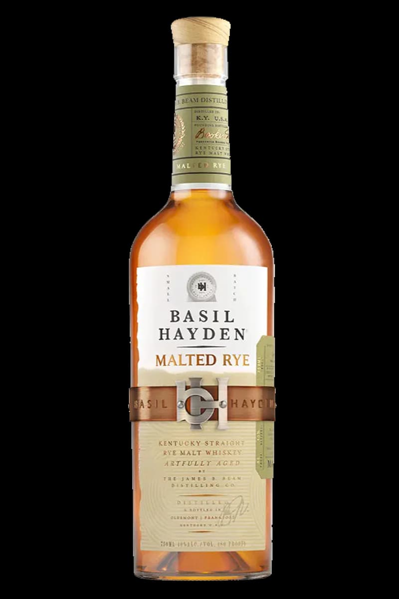 Basil Hayden Kentucky Straight Malted Rye Whiskey 750mL Bottle