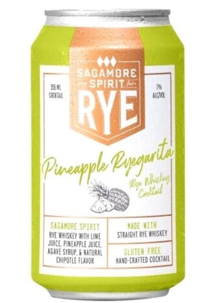 Sagamore Spirit Pineapple Ryegarita Rye Whiskey Cocktail 12oz Can