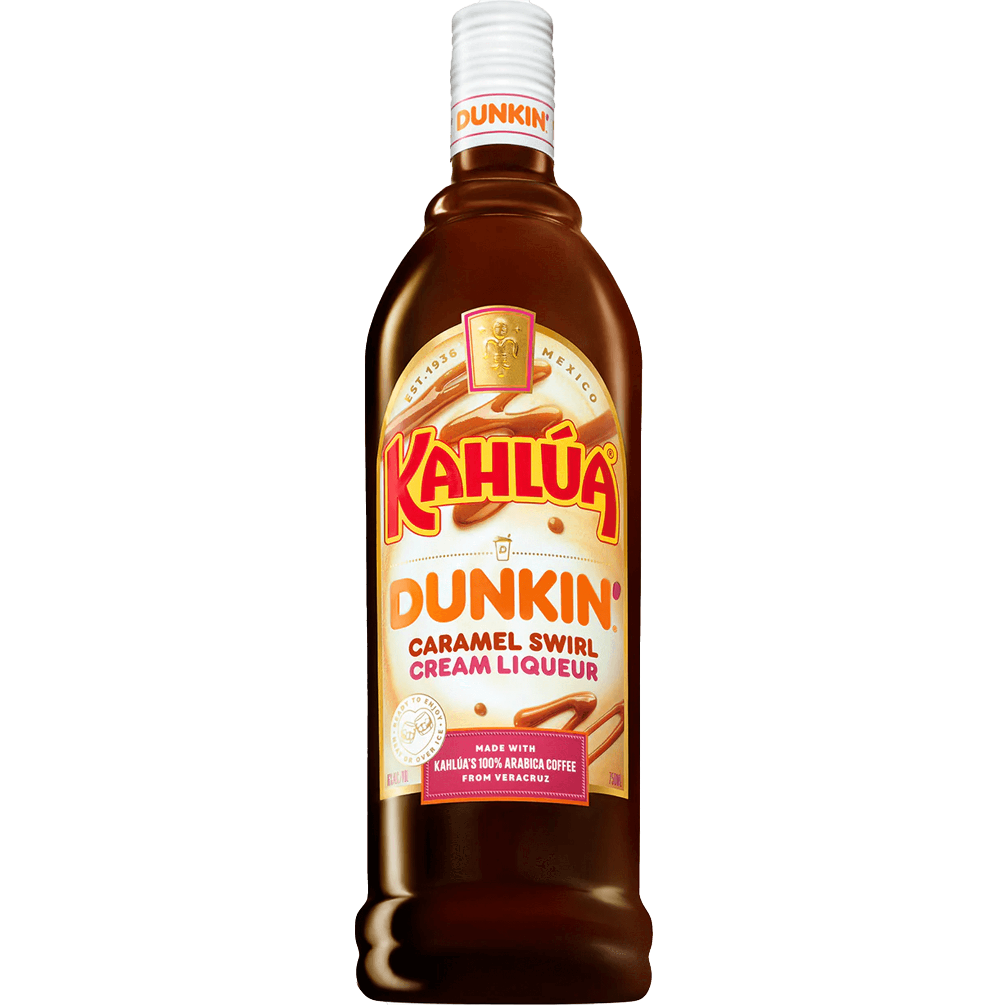 Kahlua Dunkin' Caramel Swirl Cream Liqueur 750mL Bottle