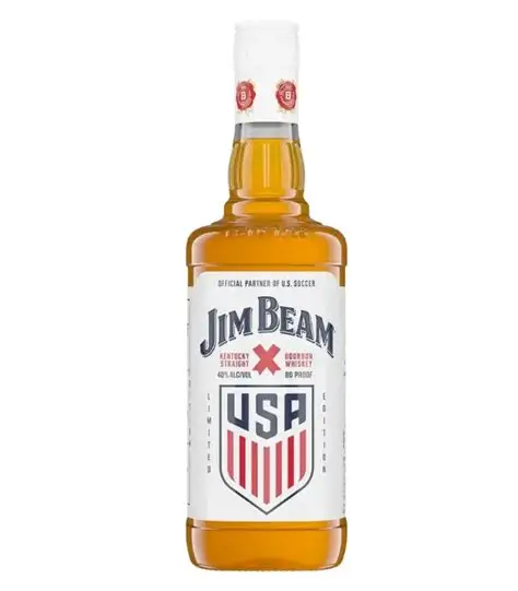 Jim Beam U.S. Soccer Federation Collaboration Limited Edition Bourbon Whiskey 750mL Bottle