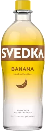 Svedka Spirits Banana Vodka 750mL Bottle