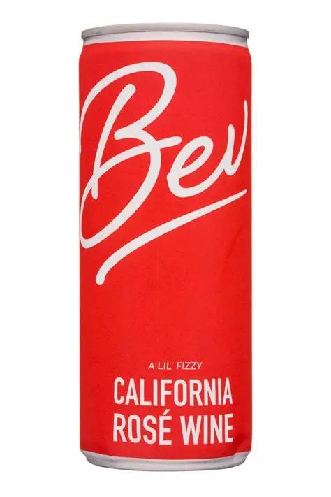 BEV Rose Wine California 250mL 4 Pack Can