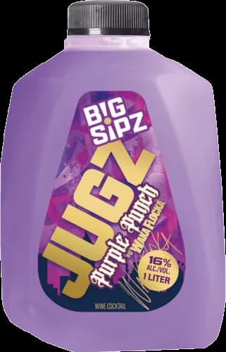 Big Sipz Purple Punch 1L Plastic Bottle