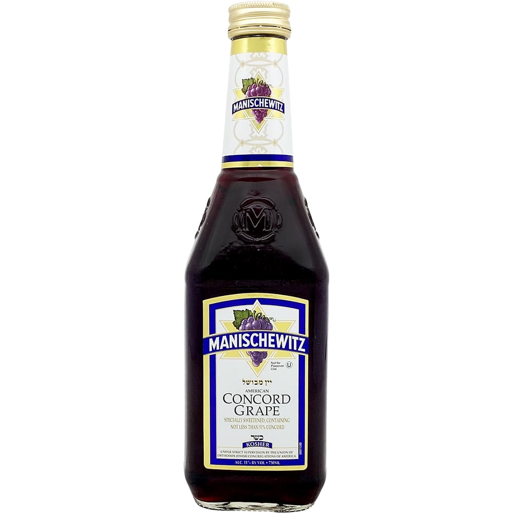 Manischewitz Concord Grape Kosher For Passover 750mL Bottle