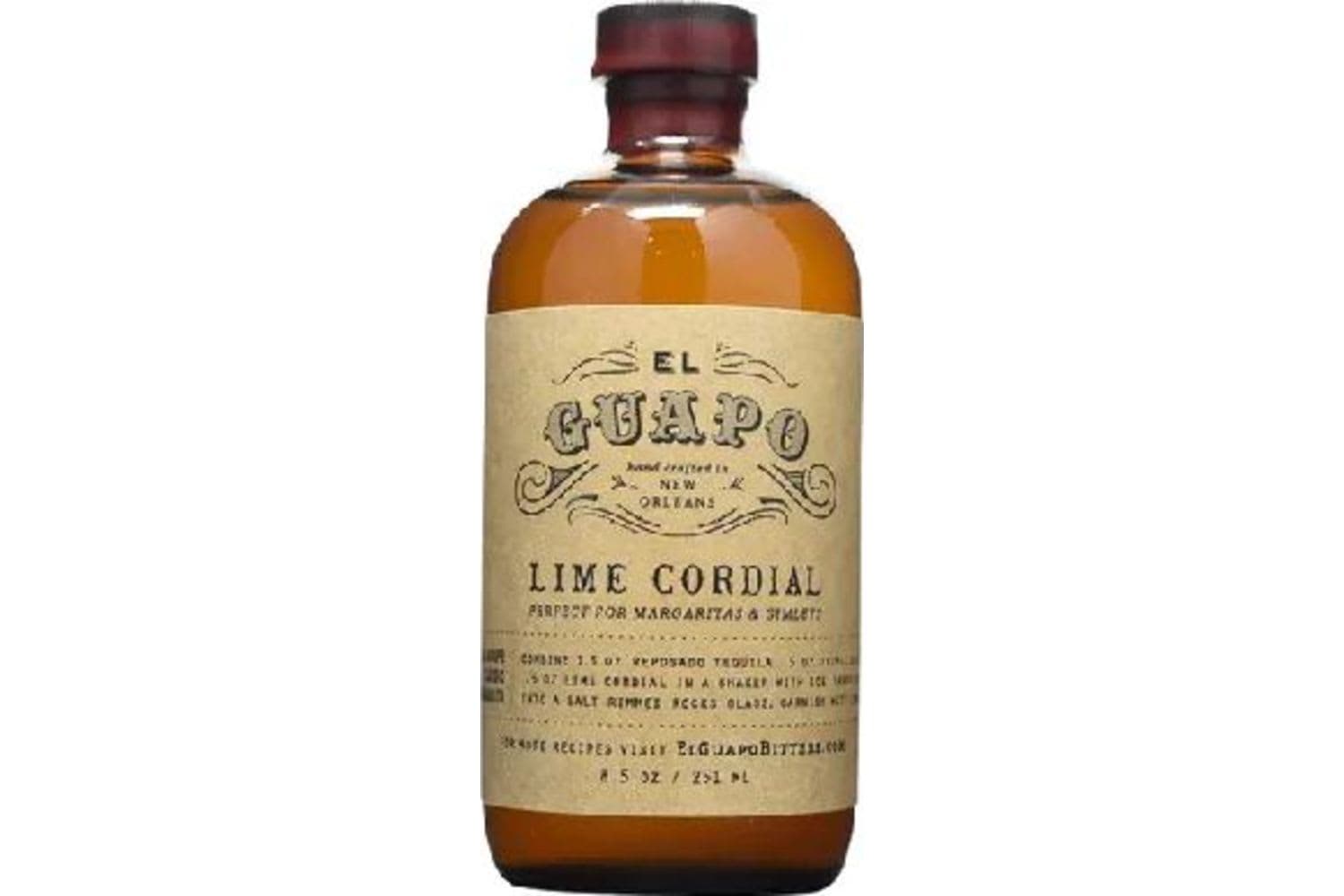 El Guapo Lime Cordial 488mL Bottle