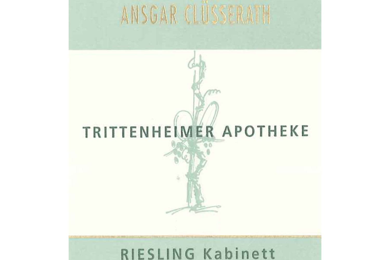 Ansgar Clusserath Trittenheimer Apotheke Riesling Kabinett 2021 750mL Bottle