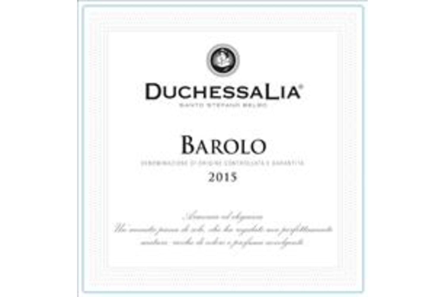 Duchessa Lia Barolo 2020 750mL Bottle