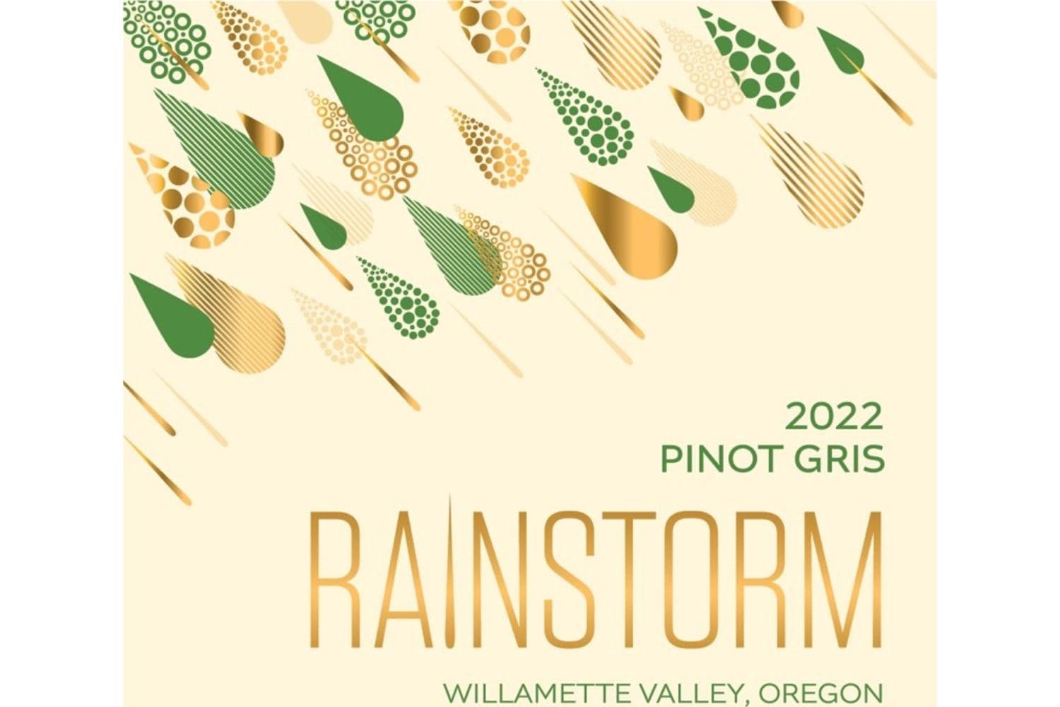 Rainstorm Pinot Gris Willamette Valley 2022 750mL Bottle