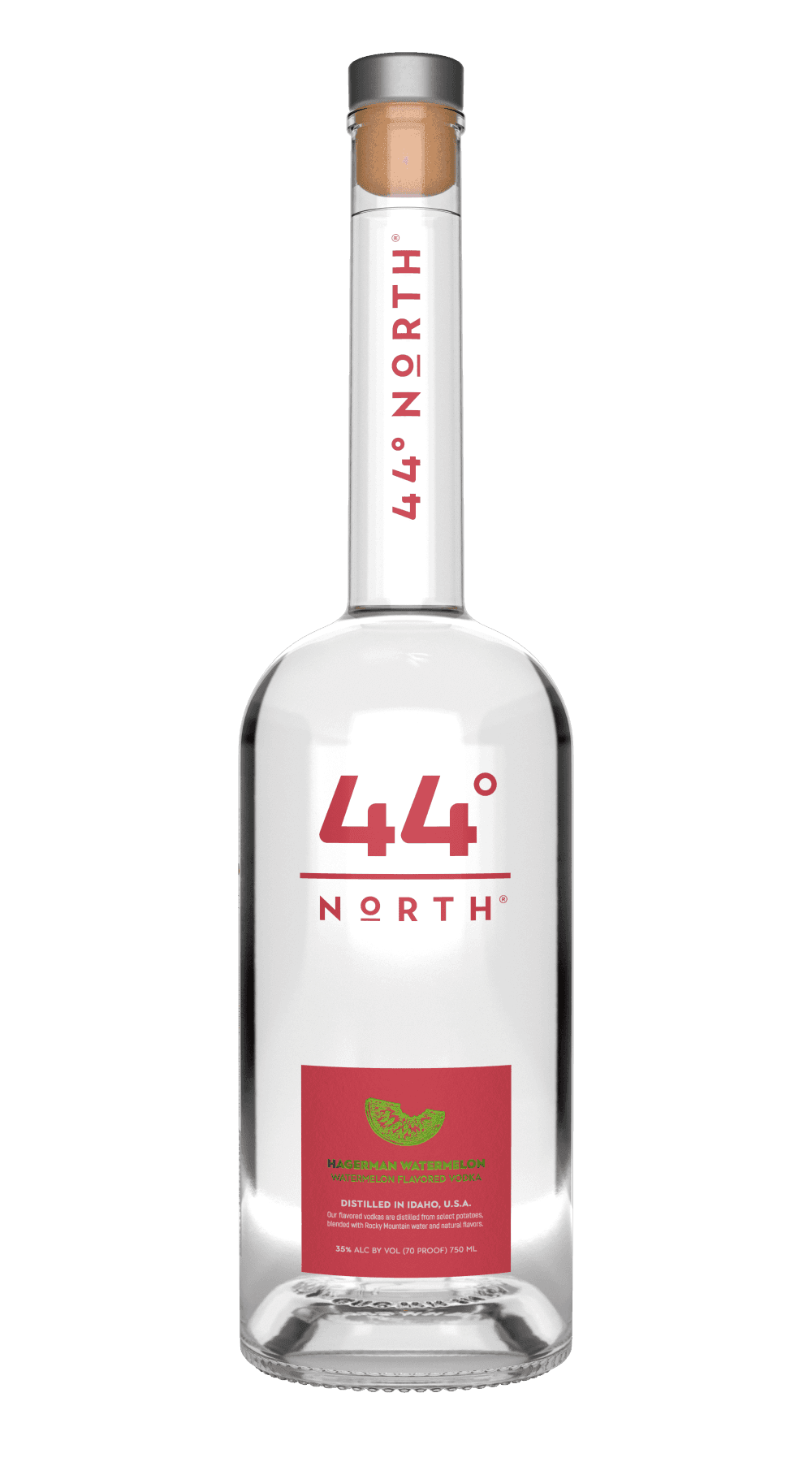 44 North Hagerman Watermelon Vodka 750mL Bottle