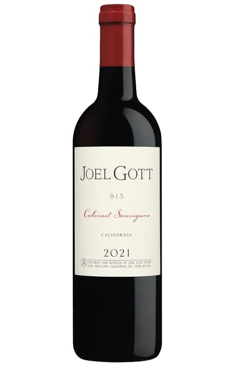Joel Gott 815 Cabernet Sauvignon 2021 750mL Bottle