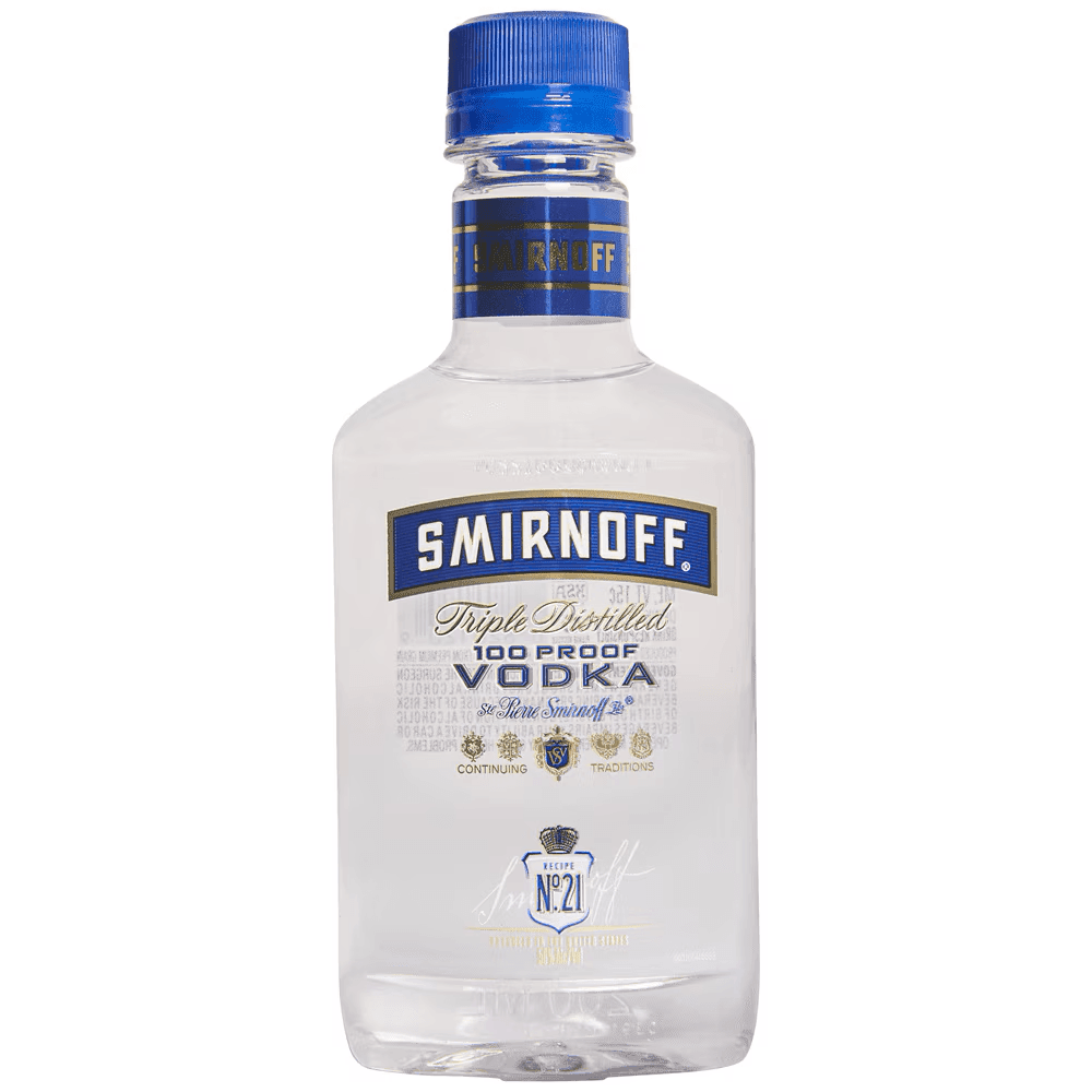 Smirnoff No. 21 Vodka 100 Proof 200mL Bottle