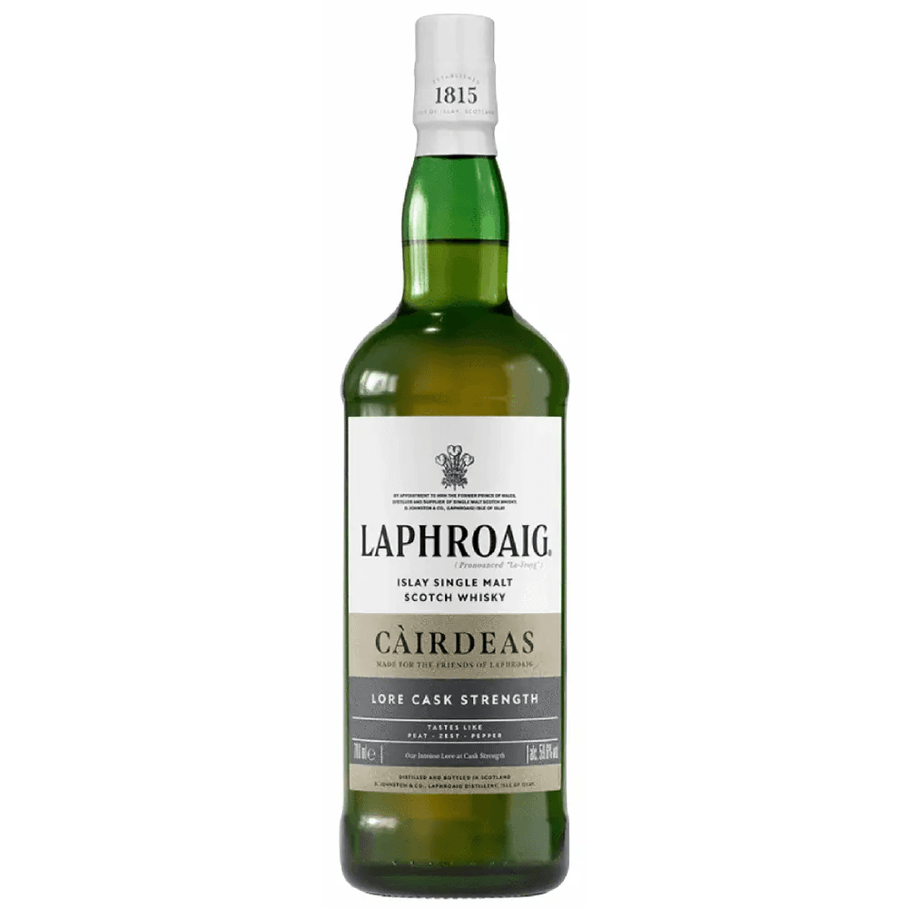 Laphroaig 2025 Cairdeas Lore Cask Strength Islay Single Malt Scotch Whisky 700mL Bottle