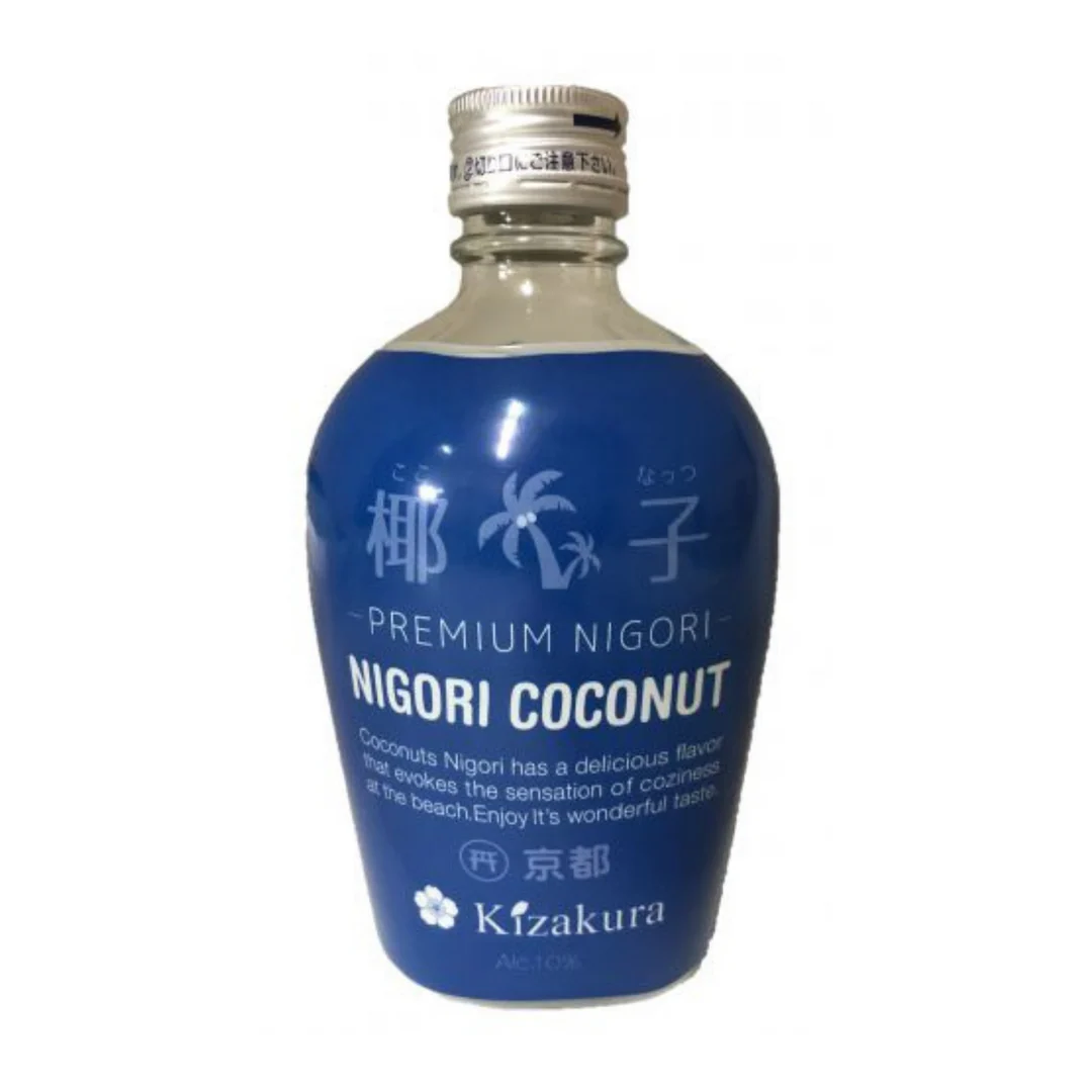 Kizakura Sake Brewing Coconut Nigori Sake 300mL Bottle