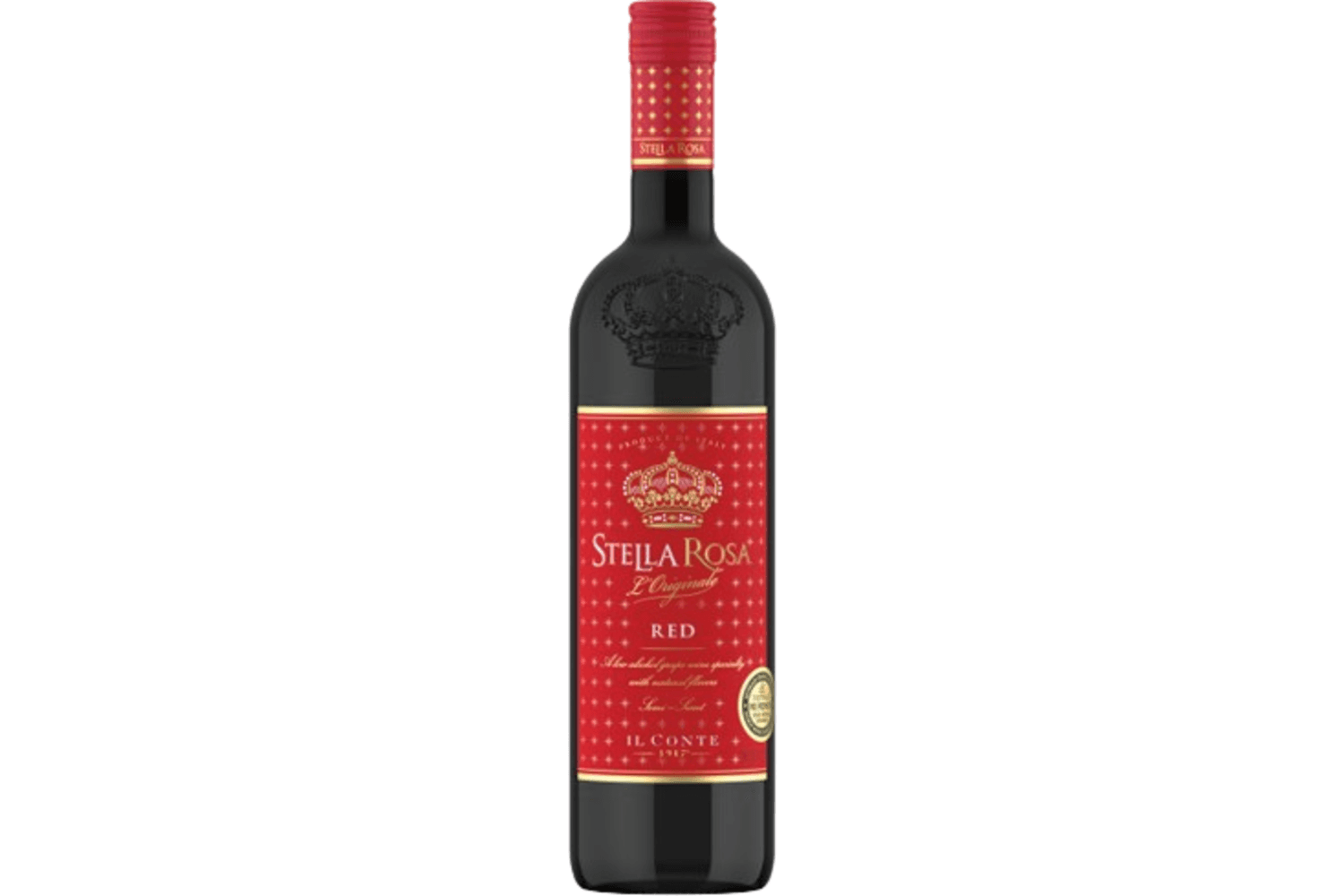 Stella Rosa Red Semi-Sweet Red Wine 750mL Bottle