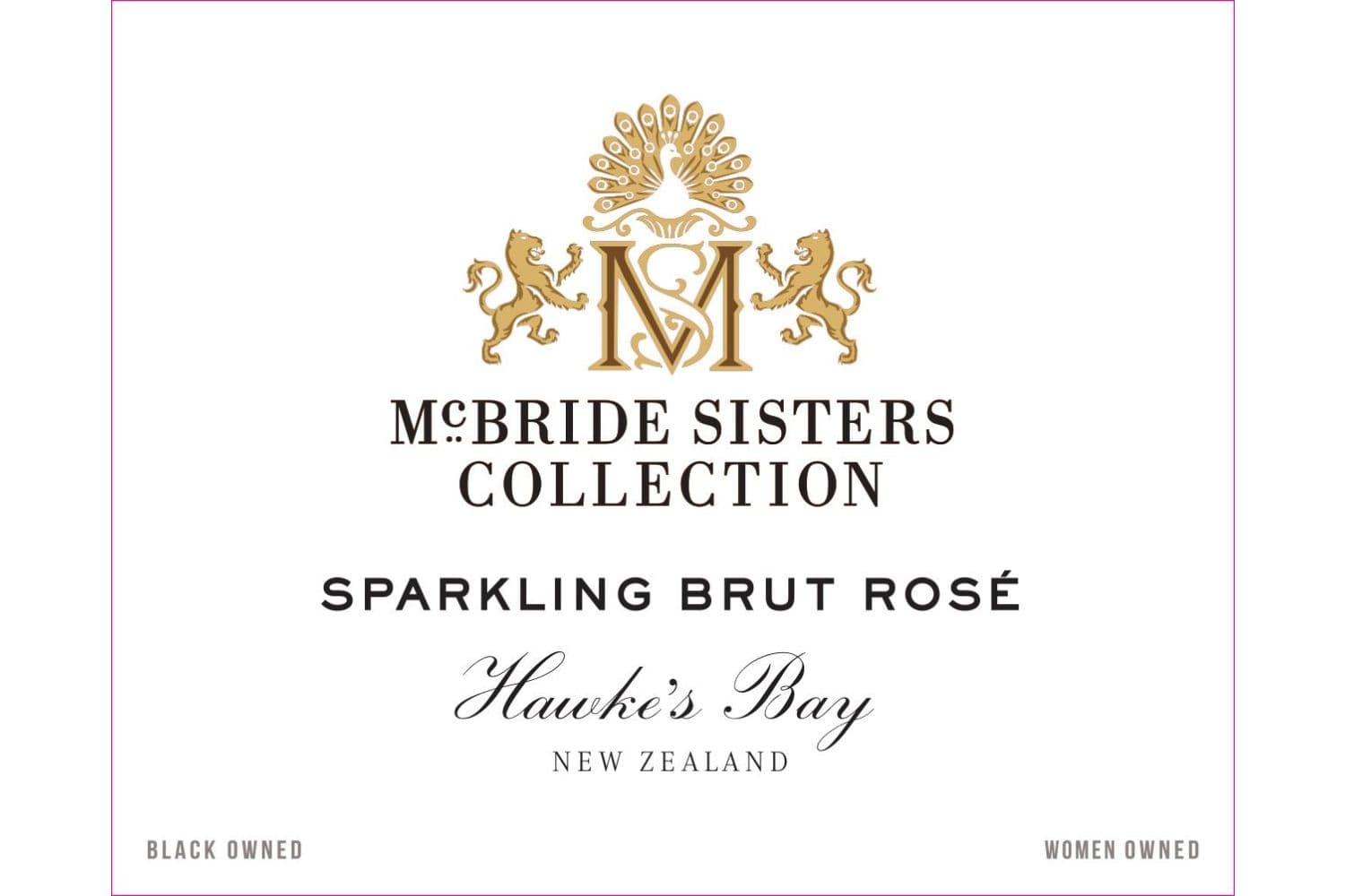 McBride Sisters Sparkling Brut Rose Hawke's Bay 750mL Bottle