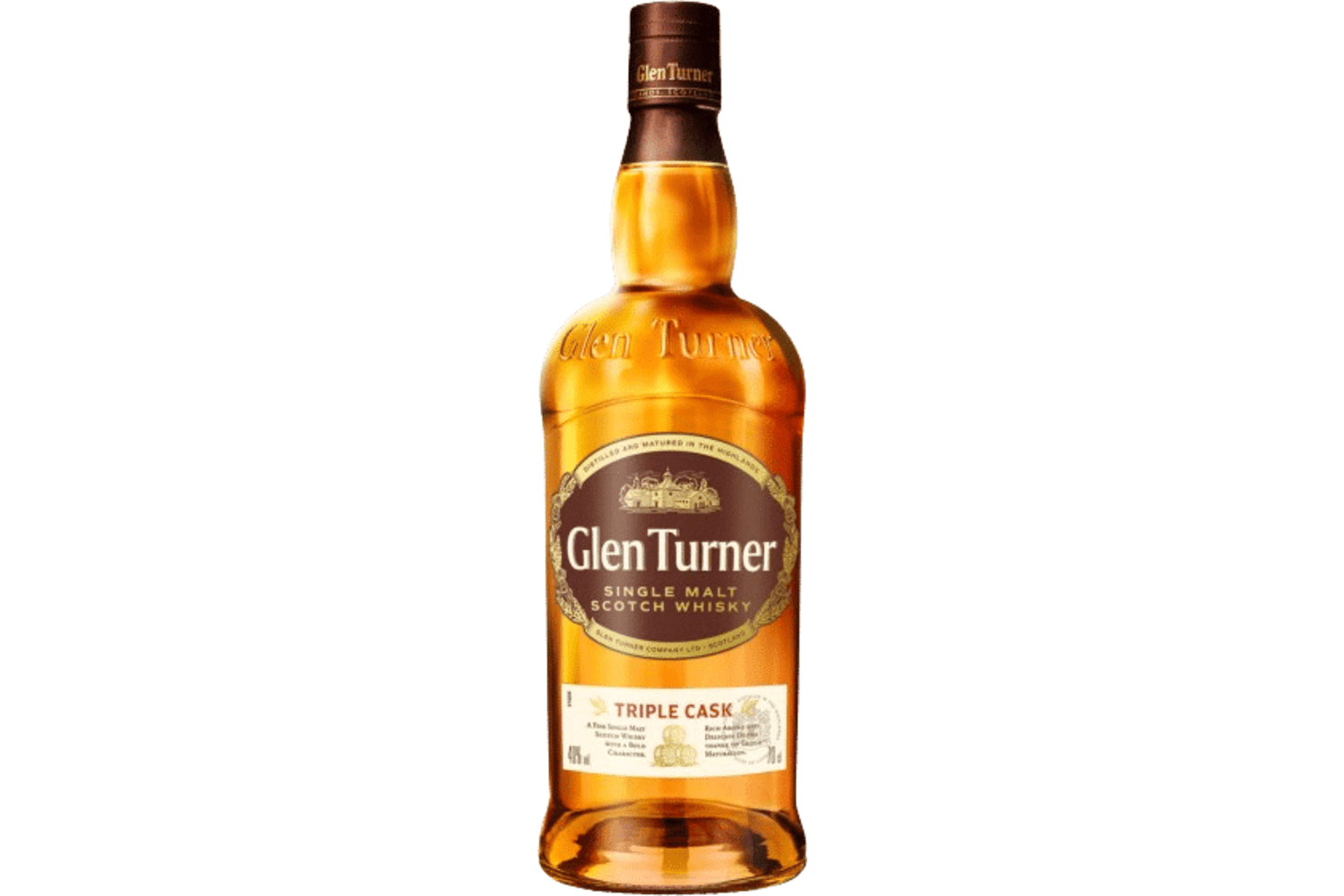 Glen Turner Triple Cask Single Malt Scotch Whisky 700mL Bottle