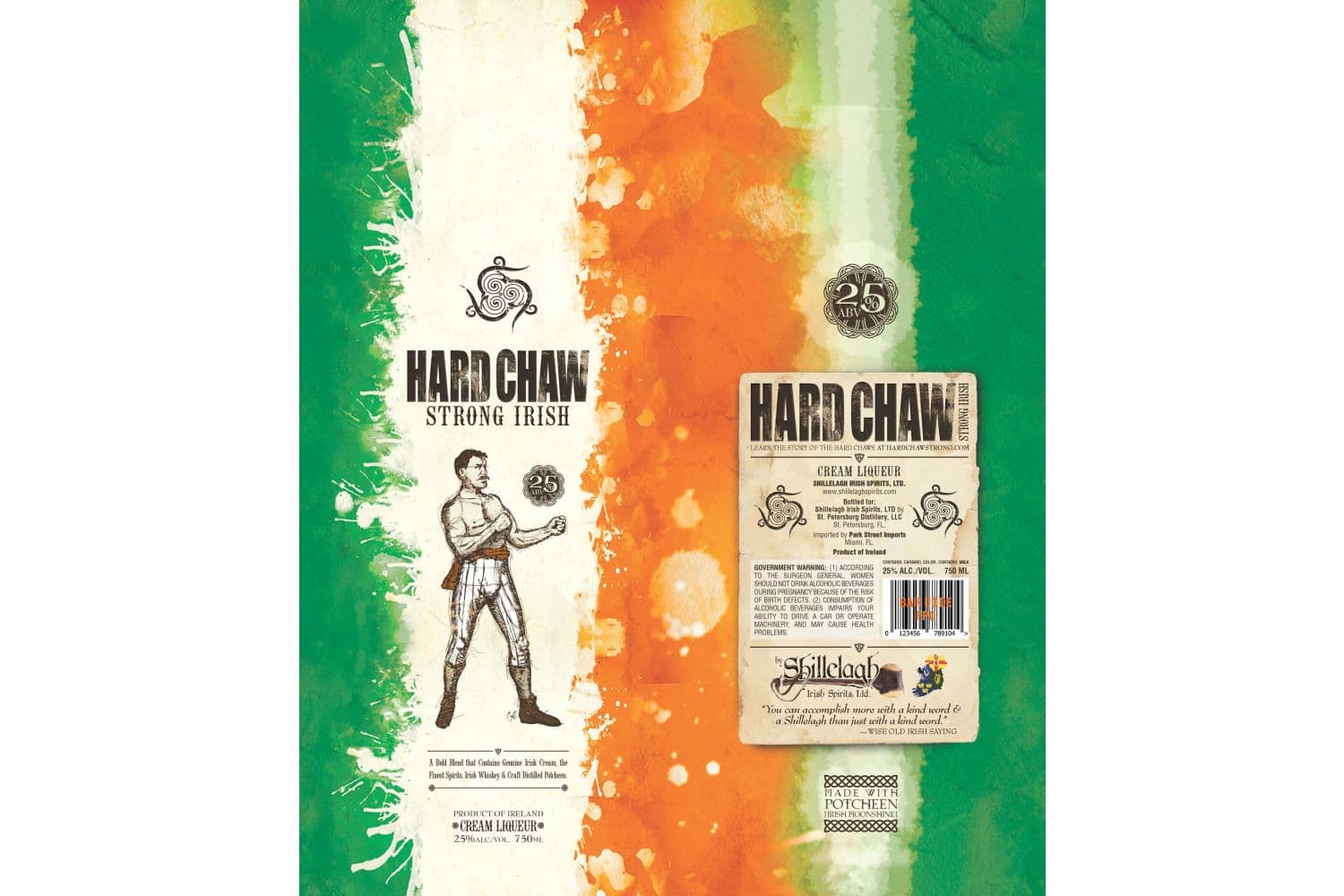 Hard Chaw Strong Irish Cream Liqueur 750mL Bottle