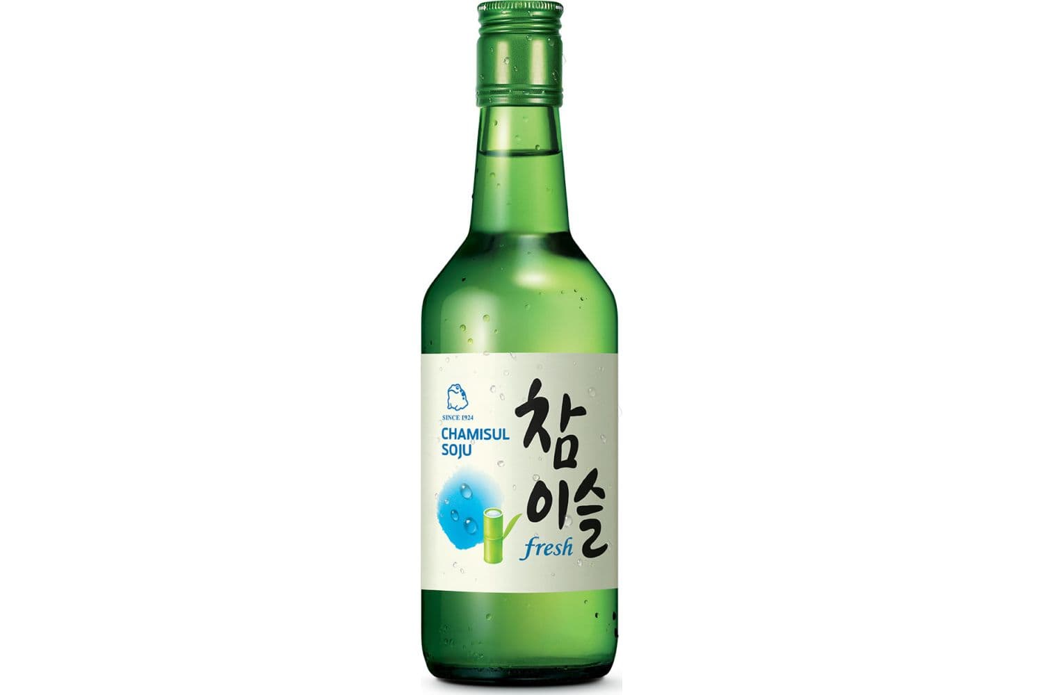 Jinro Chamisul Fresh Soju 375mL Bottle