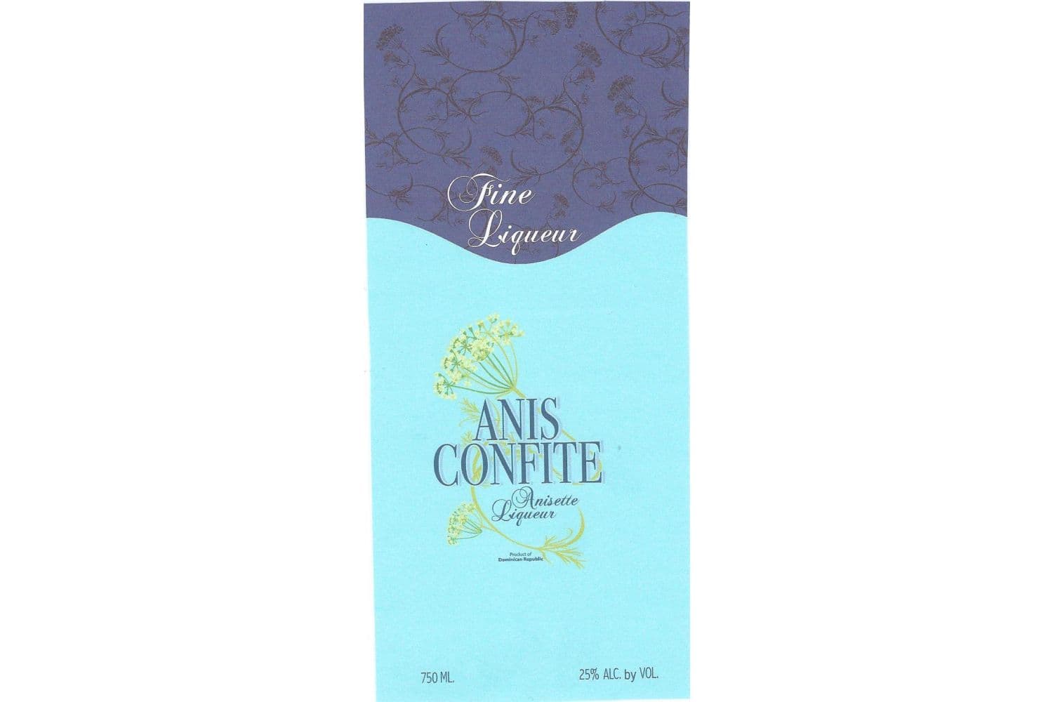Anis Confite Anisette Liqueur 50 Proof 750mL Bottle