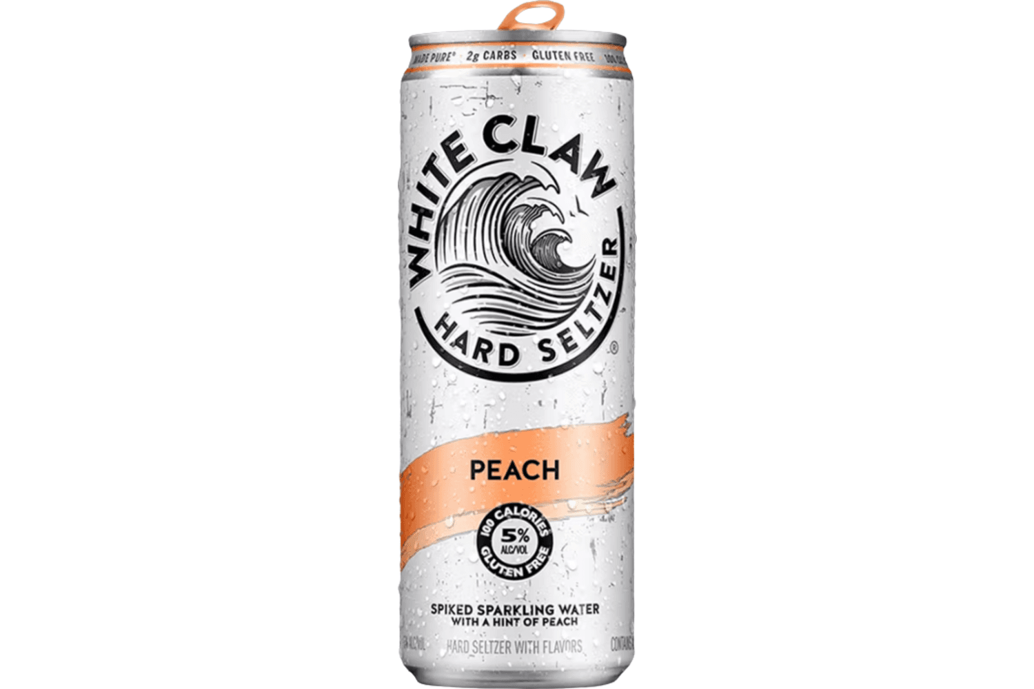 White Claw Hard Seltzer Peach 12oz 12 Pack Can