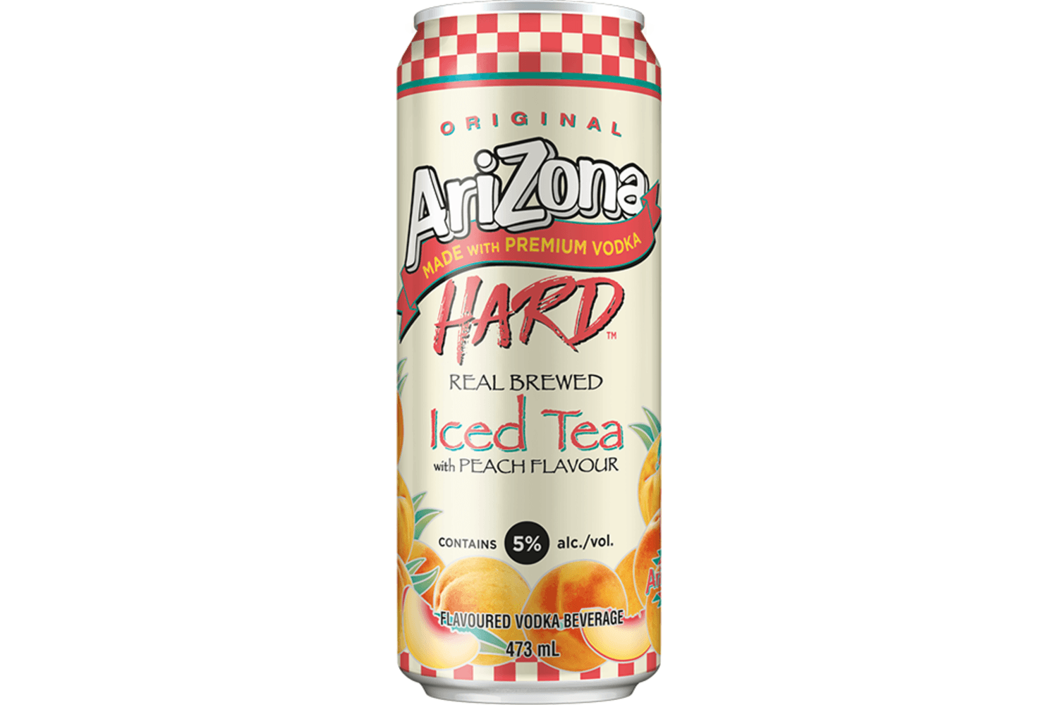 AriZona Hard Peach Flavour Iced Tea 22oz Can