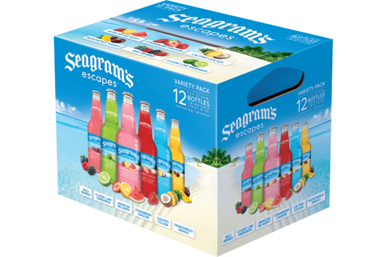 Seagram's Escapes Variety Pack 12oz 12 Pack Can