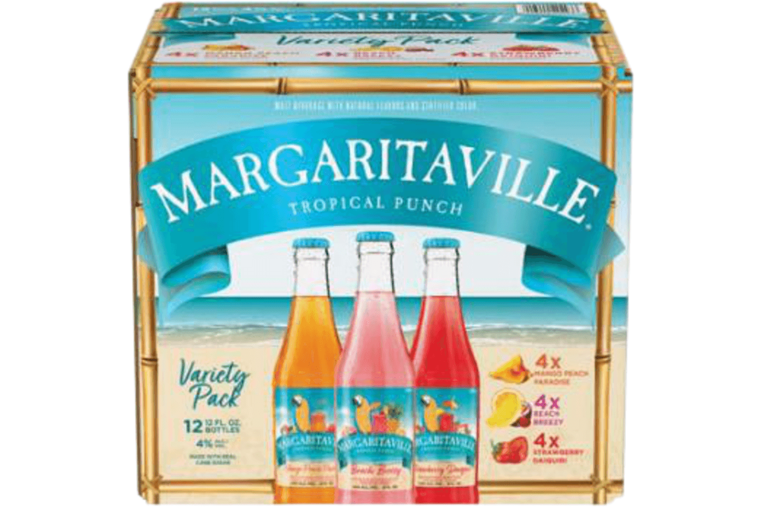 Margaritaville Tropical Punch Variety Pack 12oz 12 Pack Bottle