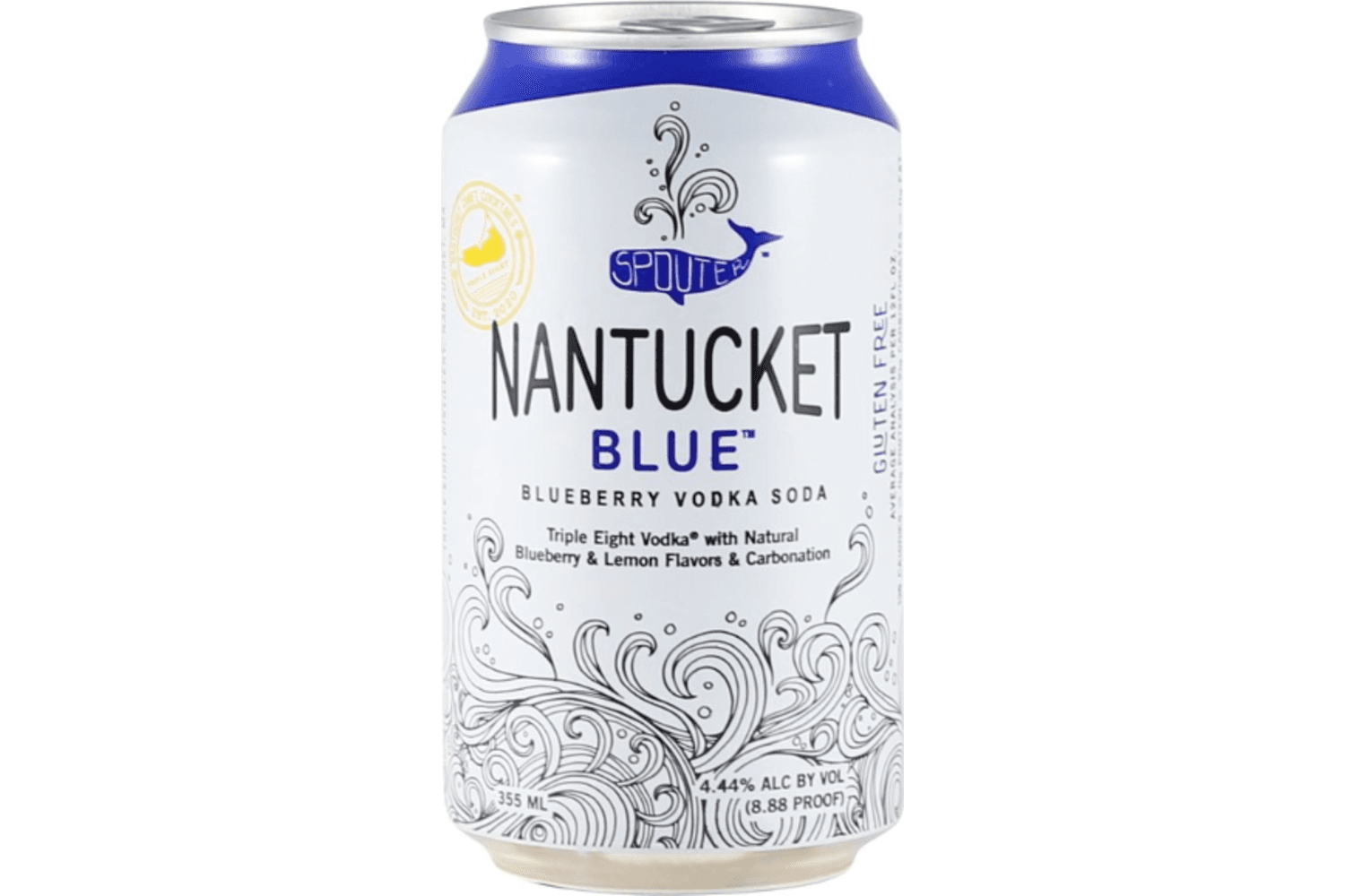 Triple Eight Nantucket Blue Blueberry Vodka Soda 12oz 4 Pack Can
