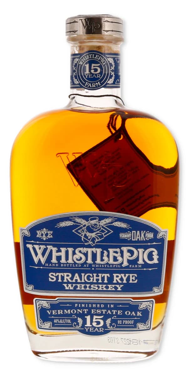 WhistlePig Rye 15 Year Old 750mL Bottle